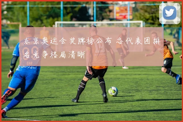东京奥运会奖牌榜公布 各代表团排名竞争格局清晰