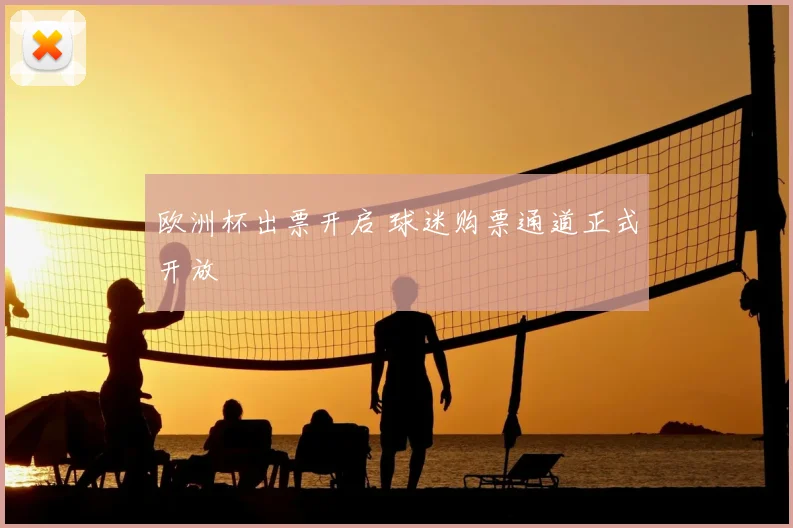 欧洲杯出票开启 球迷购票通道正式开放