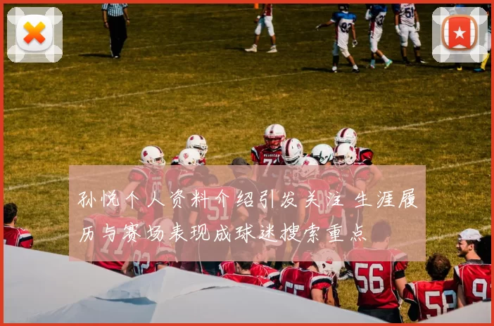 孙悦个人资料介绍引发关注 生涯履历与赛场表现成球迷搜索重点